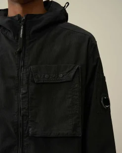 C.P. Company Ottoman Hooded Shirt Black Online