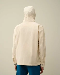 C.P. Company Ottoman Hooded Shirt Pistachio Shell-Beige Best