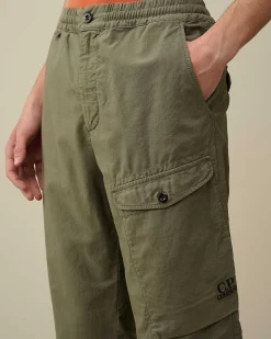 C.P. Company Ottoman Loose Pants Agave Green Hot