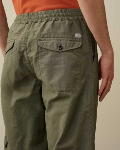 C.P. Company Ottoman Loose Pants Agave Green Hot