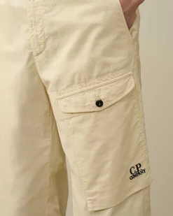 C.P. Company Ottoman Loose Pants Pistachio Shell-Beige Clearance
