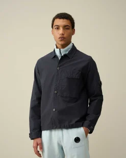 C.P. Company Ottoman Shirt Total Eclipse-Blue Store