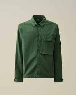 C.P. Company Ottoman Shirt Duck Green Hot