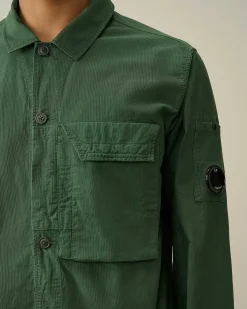 C.P. Company Ottoman Shirt Duck Green Hot