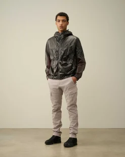 C.P. Company Pium Hooded Jacket Raven Grey-Black Best Sale
