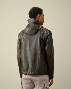 C.P. Company Pium Hooded Jacket Raven Grey-Black Best Sale