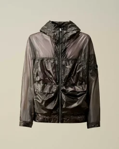 C.P. Company Pium Hooded Jacket Raven Grey-Black Best Sale