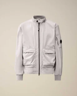 C.P. Company Pro-Tek Bomber Jacket Drizzle Grey Best