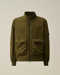 C.P. Company Pro-Tek Bomber Jacket Ivy Green Flash Sale