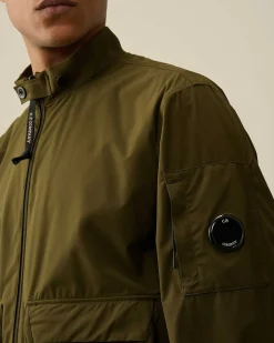 C.P. Company Pro-Tek Bomber Jacket Ivy Green Flash Sale