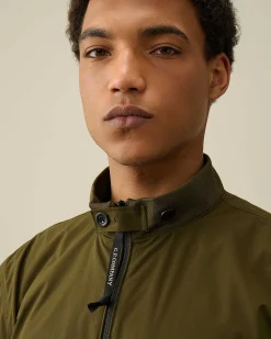 C.P. Company Pro-Tek Bomber Jacket Ivy Green Flash Sale