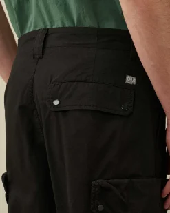 C.P. Company Rip-Stop Loose Utility Cargo Pants Black Sale