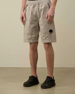C.P. Company Rip-Stop Shorts Drizzle Grey Cheap