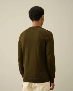 C.P. Company Sea Island Lens Knit Ivy Green Sale