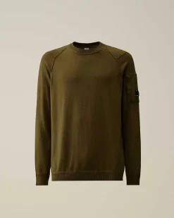 C.P. Company Sea Island Lens Knit Ivy Green Sale