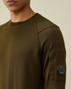 C.P. Company Sea Island Lens Knit Ivy Green Sale