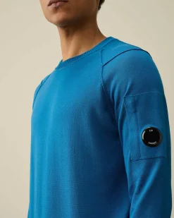 C.P. Company Sea Island Lens Knit Lyons Blu-Blue Best