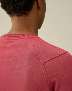 C.P. Company Sea Island Lens Knit Red Bud Flash Sale