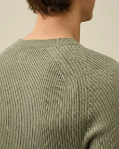 C.P. Company Sea Island Ribbed Knit Agave Green Store