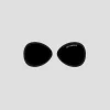 C.P. Company Small Oval Lens Black Hot