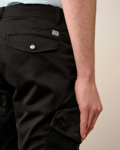 C.P. Company Stretch Sateen Ergonomic Lens Utility Pants Black Store