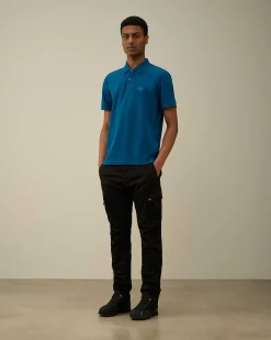 C.P. Company Stretch Sateen Ergonomic Logo Cargo Pants Black Sale