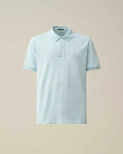 C.P. Company Tacting Piquet Polo Shirt Starlight Blue Shop