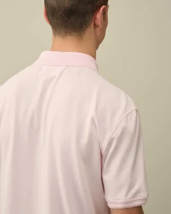 C.P. Company Tacting Piquet Polo Shirt Heavenly Pink Flash Sale