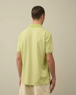 C.P. Company Tacting Piquet Polo Shirt White Pear Online
