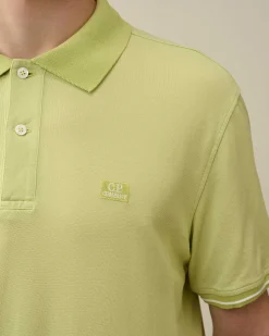 C.P. Company Tacting Piquet Polo Shirt White Pear Online