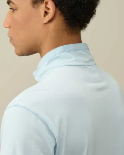 C.P. Company Tacting Piquet Zipped Polo Shirt Starlight Blue Sale