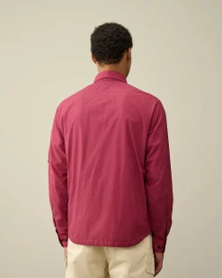 C.P. Company Taylon L Zipped Shirt Red Bud Online