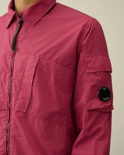 C.P. Company Taylon L Zipped Shirt Red Bud Online