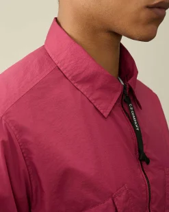 C.P. Company Taylon L Zipped Shirt Red Bud Online