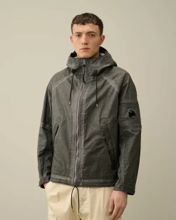 C.P. Company Toob-Two Hooded Jacket Raven Grey-Black Store