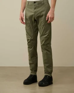 C.P. Company Twill Stretch Ergonomic Pants Agave Green Best Sale