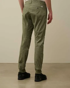 C.P. Company Twill Stretch Ergonomic Pants Agave Green Best Sale