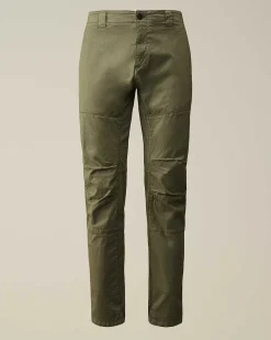 C.P. Company Twill Stretch Ergonomic Pants Agave Green Best Sale