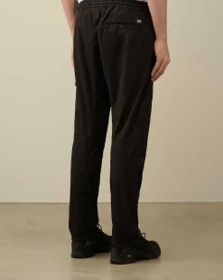 C.P. Company Twill Stretch Regular Utility Cargo Pants Black Best Sale