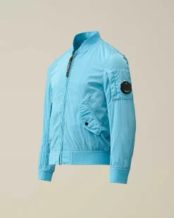 C.P. Company U16 Chrome-R Bomber Jacket Niagara-Blue Fashion