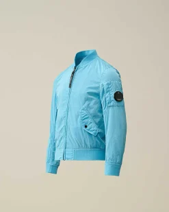 C.P. Company U16 Chrome-R Bomber Jacket Niagara-Blue Store