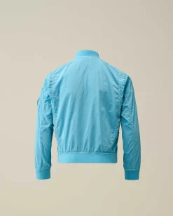C.P. Company U16 Chrome-R Bomber Jacket Niagara-Blue Store