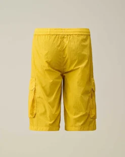 C.P. Company U16 Chrome-R Cargo Shorts Sulphur-Yellow Store
