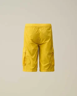 C.P. Company U16 Chrome-R Cargo Shorts Sulphur-Yellow Cheap