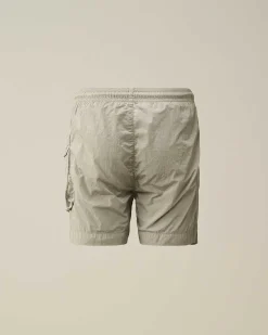C.P. Company U16 Chrome-R Cargo Swim Shorts Drizzle Grey Cheap
