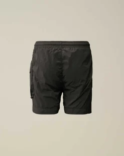 C.P. Company U16 Chrome-R Cargo Swim Shorts Black Hot
