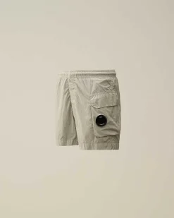 C.P. Company U16 Chrome-R Cargo Swim Shorts Drizzle Grey Fashion