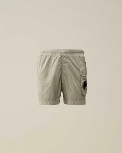 C.P. Company U16 Chrome-R Cargo Swim Shorts Drizzle Grey Fashion