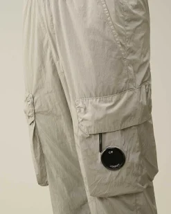 C.P. Company U16 Chrome-R Cargo Track Pants Drizzle Grey Outlet