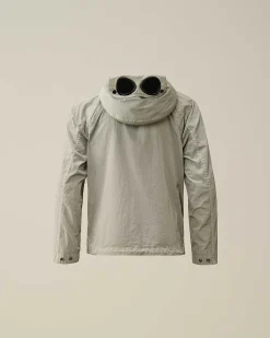 C.P. Company U16 Chrome-R Goggle Jacket Drizzle Grey Hot